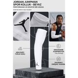 Nike Jordan Jumpman Siyah/Beyaz Sporcu Kolluğu - Basketbol, Voleybol, Fitness Kas Destekleyici Kolluk (Dri-Fit)