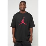 Nike Jordan Jumpman Ss Hbr Mens Tee Grafik Baskılı Pamuklu Erkek Tişört Siyah