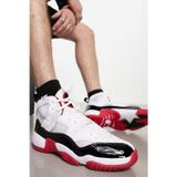 Nike Jordan Jumpman Two Trey Basketball Shoes White Bilekli Basketbol Ayakkabısı Beyaz Kırmızı