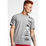 Nike Jordan Jumpman Vertical Air Stretch Crew Tee Erkek Logolu Tişört Gri
