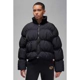Nike Jordan Kadın Oversize Sentetik Dolgulu Puffer Ceket Siyah Günlük Kullanım İçin Rahat Kalıp