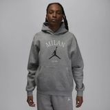 Nike Jordan Milan Erkek Kapüşonlu Gri Sweatshirt