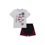 Nike JORDAN MJ DYNASTY MESH PATCH SET ERKEK ÇOCUK TİŞÖRT-ŞORT TAKIM 85F561 85F561-023