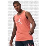Nike Jordan MVP Flight Cotton Tank Top Singlet Pink Pamuklu Erkek Spor Atlet Somon