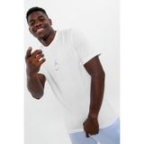 Nike Jordan Mvp Men's Jumpman T-Shirt Erkek Günlük Nakış Swoosh Pamuklu Tişört Beyaz - XS
