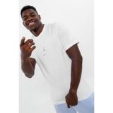 Nike Jordan Mvp Men's Jumpman T-Shirt Erkek Günlük Nakış Swoosh Pamuklu Tişört Beyaz