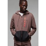 Nike Jordan Paris Saint-Germain Fleece Mens Hoodie Erkek Kapüşonlu Sweatshirt Kahverengi