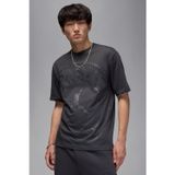 Nike Jordan Paris Saint-Germain Logo Mens Tee Grafik Baskılı Erkek Tişört Antrasit