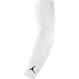 Nike Jordan Shooter Sleeves Streç Kolluk Beyaz JKS04-101 Basketbol Kolluk Dri-FIT Teknolojisi ile Ter Uzaklaştırma - L - XL
