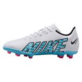 NİKE Jr Mercurial Vapor 15 Club Fg/Mg Çocuk Krampon (DAR KALIP) Beyaz 33