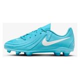 Nike Jr Phantom Gx II Club FG/MG Mavi Çim Zemin Kramponu Erkek Çocuk İçin Dayanıklı Ayakkabı