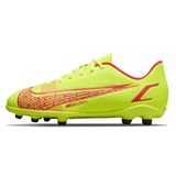 Nike JR Vapor 14 Club FG/MG Futbol Ayakkabısı, Siyah/Siyah-Demir Gri, 4 UK, Siyah Siyah Demir Gri, 36.5 EU