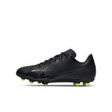 Nike Jr Vapor 15 Club FG/MG, Unisex Çocuk Futbol Ayakkabısı, Siyah, 36.5 Beden