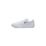 Nike Kadın Court Vintage PRM spor ayakkabı, Beyaz Siyah Total Turuncu, 36.5 EU