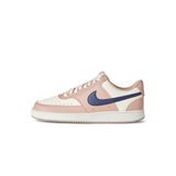 Nike Kadın Court Vision Low Next Nature Ayakkabı, Parçacık Pembesi/Gece Yarısı Donanması/Soluk Fildişi, 38 EU