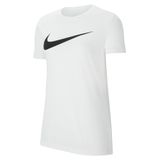 Nike Kadın PARK 20 Tişört, Beyaz/Siyah, XL