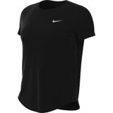 NIKE Kadın Tempo Tişört, Siyah/Yansıtıcı Silv, M