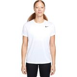 Nike Kadın W Nk Df Rlgd Ss Tee Günlük Kullanım İçin Rahat Kesim Tişört - Beyaz