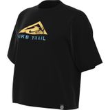 Nike Kadın W Nk Df Tee Ss Trail Tişört, Siyah, M