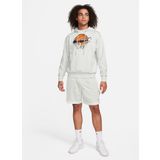 Nike Kırık Beyaz Erkek Kapüşon Yaka Baskılı Sweatshirt FB7137-025-M NK DF STD ISS PO HOODI