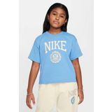 Nike Kız Çocuk Mavi Kısa Kollu Tişört S Beden G NSW TEE GRAPHIC STAR Modeli