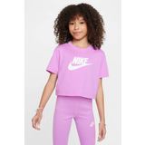Nike Kız Çocuk Mor Kısa Kollu Tişört M Beden Nike Sportswear Modeli