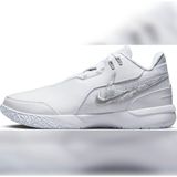 Nike Lebron Nxxt Nesil Ampd Basketbol Ayakkabıları FJ1566-102 (Bir Numara Büyük Almanızı Öneriyoruz) - Beyaz - Gri