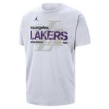 Nike Los Angeles Lakers NBA Courtside Jordan '85 Erkek Beyaz Basketbol T-Shirt IF4526-100