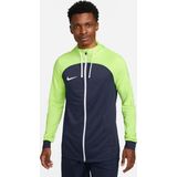 Nike M Dri-FIT Strike23 Hooded Track Jacket Knit DR2571-452 Lacivert Yeşil Erkek Eşofman Üstü
