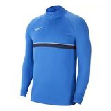 Nike M Nk Df Acd21 Dril Top Erkek Mavi Futbol Uzun Kollu Tişört