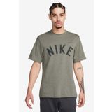 Nike M NK DF Primary Swoosh TO Yeşil Kısa Kollu Erkek T-shirt