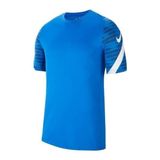 Nike M Nk Df STRKE21 Mavi Erkek Futbol T-Shirt Hafif ve Esnek Kumaş ile Rahat Kesim Özelliği CW5843-463