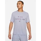 Nike M Nk Rn Dvn Dri-Fit Miler Gx Erkek Koşu Tişört DN4502-519 - S - Mor