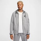 Nike M Nsw Te Fz Flc Hoodie Gri Erkek Tech Fleece Sweatshirt