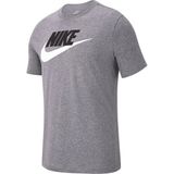 Nike M Nsw Tee Icon Futura Erkek Gri T-shirt - AR5004-063 - L - Gri Melanj