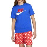 Nike M Nsw Tee Icon Futura Erkek Tişört DX1985-480 - Saks Mavi
