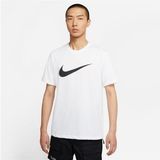 Nike M Nsw Tee Icon Swoosh Erkek Beyaz T-Shirt Rahat Kesim Günlük Kullanım L Beden