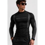 Nike Men's Base Layer Long-Sleeve Top Uzun Kollu Erkek Tişört Siyah