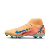 Nike Mercurial Superfly 10 Academy Kylian Mbappe MG Yüksek Top Futbol Kramponları (Kavun Tonu/Igloo/Neo Turkuaz), Kavun Tonu/Igloo/Neo Turkuaz, 8.5