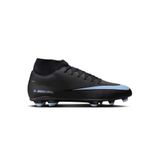 Nike Mercurial Superfly 10 Club FG/MG Krampon, Siyah/Buz Mavi, 42,5 Beden