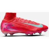 Nike Mercurial Superfly Sg-Pro Mens Football Shoes Yumuşak Zemin Vidalı Profesyonel Erkek Krampon Pembe