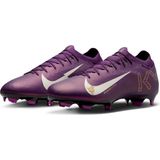 Nike Mercurial Vapor 16 Pro Mbappé Erkek Mor Krampon Plastik Malzeme İnce Tabanlı Bağcıklı - 048-Mor