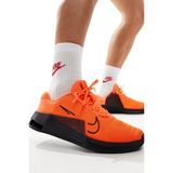 Nike Metcon 9 Erkek Spor Ayakkabı Turuncu Kauçuk Tabanlı Nefes Alabilir Malzeme ile Konforlu