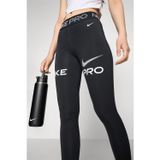 Nike Mid-Rise 7/8 Mesh-Panel Graphic Leggins Womens Tight Tül Detaylı Grafik Baskılı Toparlayıcı Kadın Koşu Anrteman Taytı Siyah