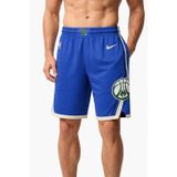 Nike Milwaukee Bucks Dri Fit NBA Basketball Shorts Erkek Basketbol Şort Mavi