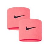 Nike N0001565677OS Swoosh Wristbands 2 Adet Unisex Pembe Antrenman Bileklik