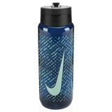 Nike N10076 Renew Recharge Straw 709 ml Sporcu Matarası, Lacivert