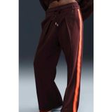 Nike Naomi Osaka High Waisted Loose Knit Trousers Bol Kesim Kadın Eşofman Altı Bordo