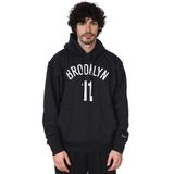 Nike NBA Brooklyn 11 Hoodie Erkek Kapüşonlu Bol Kesim Sweatshirt Siyah