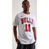 Nike Nba Chicago Bulls Derozan Unisex Tee Baskılı Erkek Günlük Tişört Beyaz